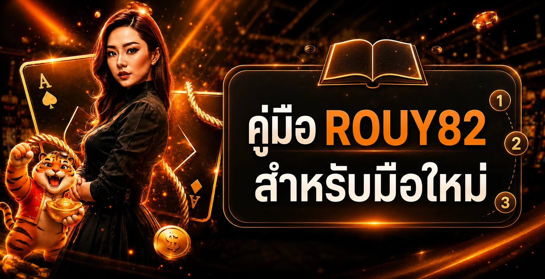 ROUY82 คู่มือมือใหม่ สมัคร เลือกเกม และตั้งงบ